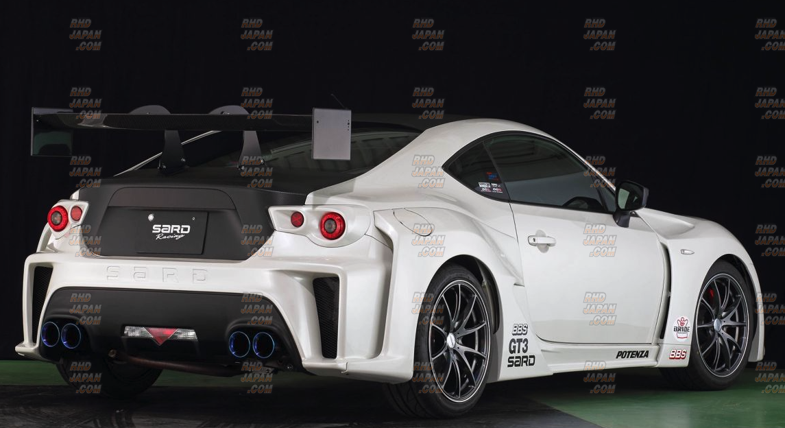 Sard GT Wing 014 With Swan Neck Stay - 1500mm Plain Carbon - RHDJapan